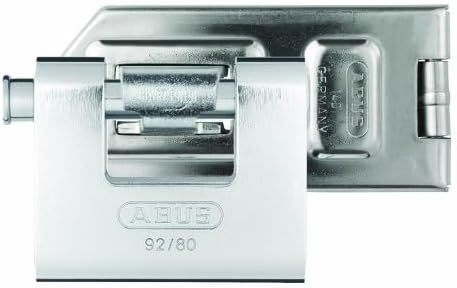 ABUS Monobloc Vorhängeschloss 92/80 gl.-8521 - gleichschliessend - Messing-Schloss mit Stahlmantel -