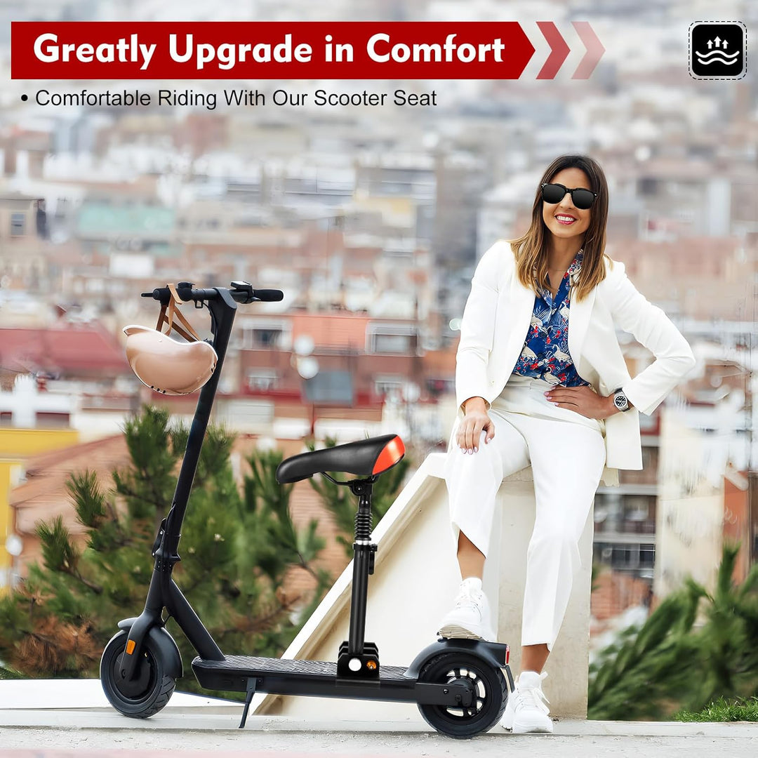 Sattel Scooter Sitz, Elektroroller Sitz Elektrischer Skateboard Sattel Federn Stossdämpfender, Zubeh