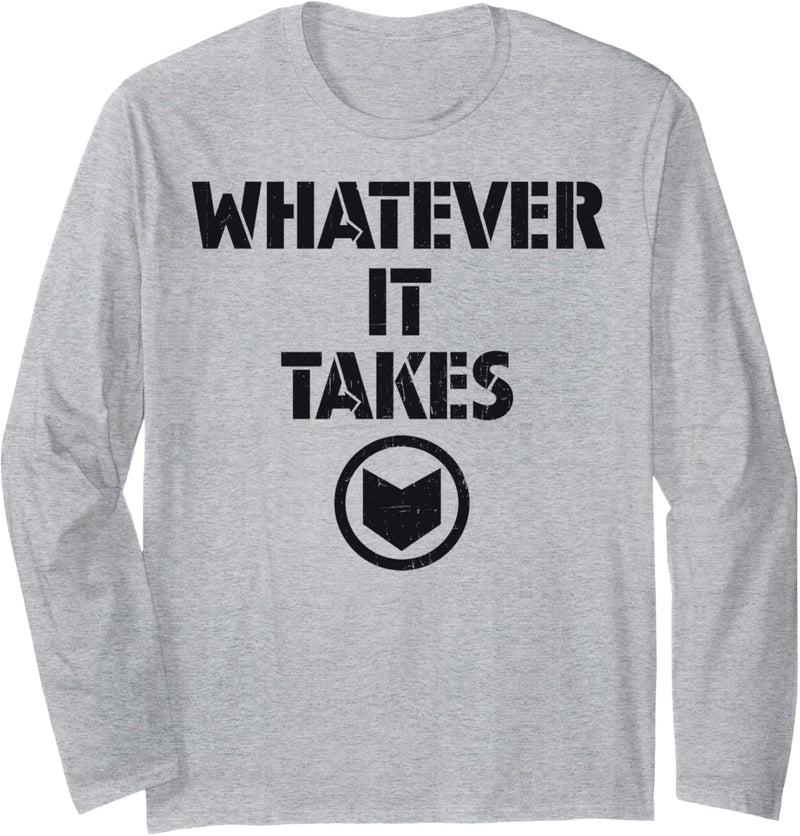 Marvel Avengers Endgame Whatever It Takes Hawkeye Logo Langarmshirt