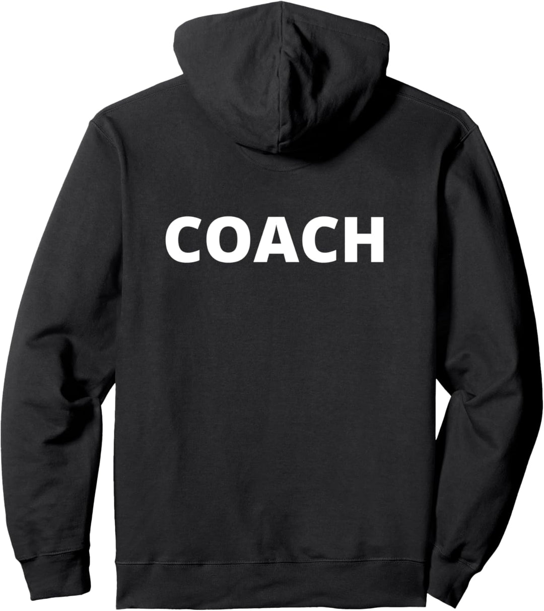 Coach Trainer Rückseite Hinten Rücken Pullover Hoodie