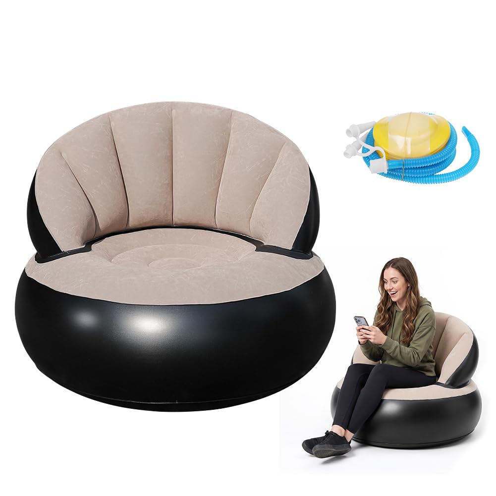 Aufblasbares Sofa, Wasserdichtes Luftsofa Aufblasbares, Aufblasbarer Sessel, Sessel, Sofa und Couch