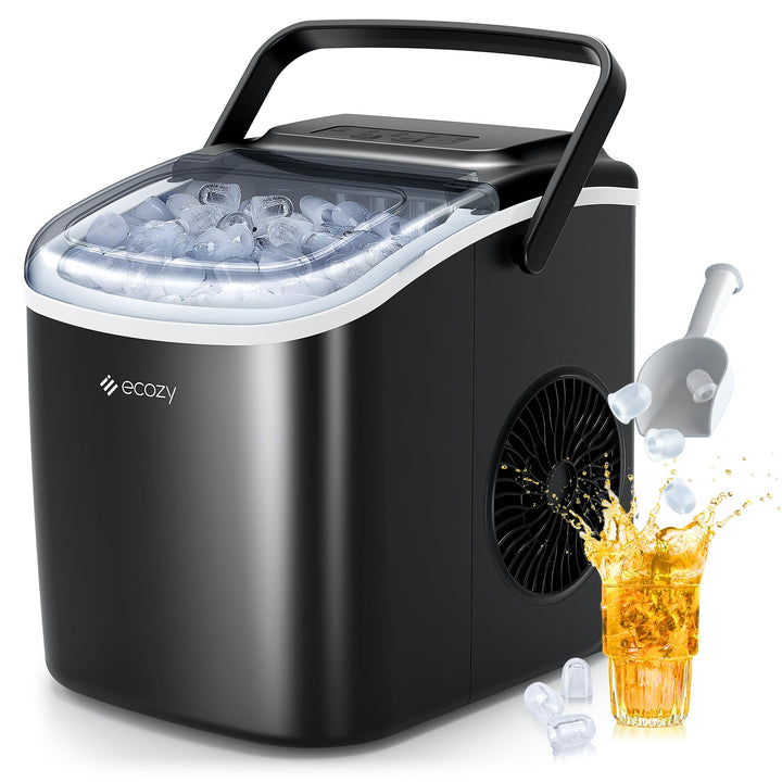 ecozy Eiswürfelmaschine, Eiswürfelmaschine Klein, Selbstreinigende Eiswürfelmaschinen, 2 Eiswürfel G