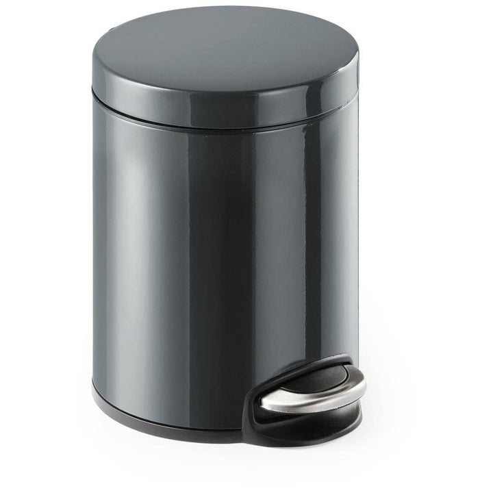 Durable Treteimer Metall rund 5, mit Absenkautomatik und herausnehmbaren Inneneimer 5 L, 1 Stück, 34