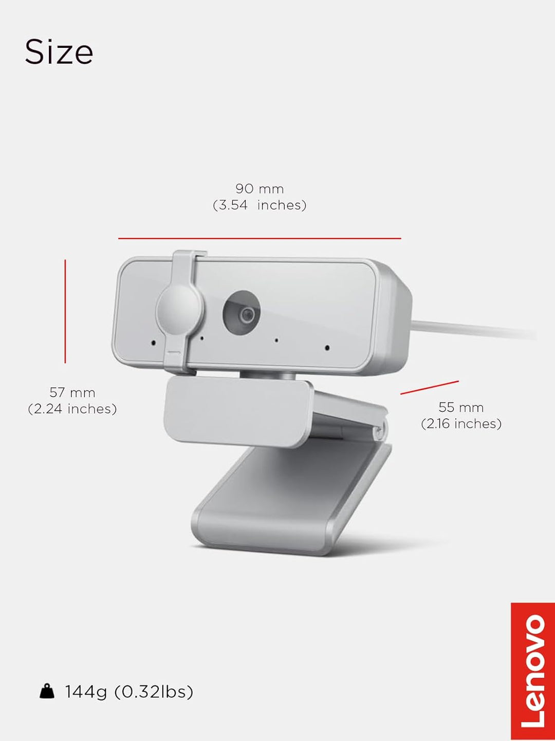 Lenovo 310 FHD Webcam White