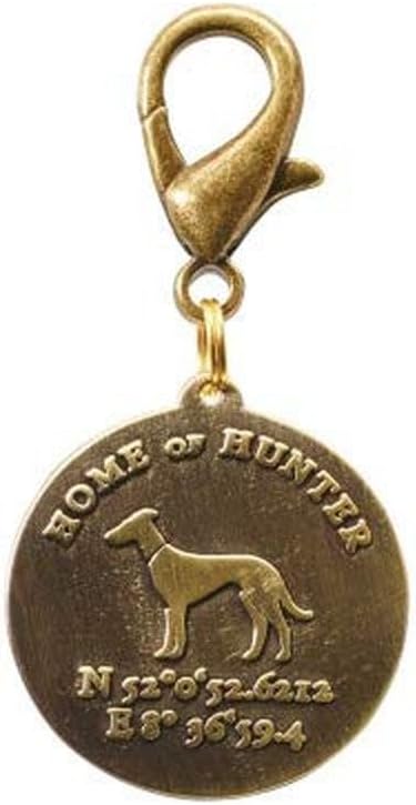 HUNTER LIST Führleine für Hunde, Messingbeschläge, Handschlaufe, maritim, 1,2 x 140 cm, oliv 12/140