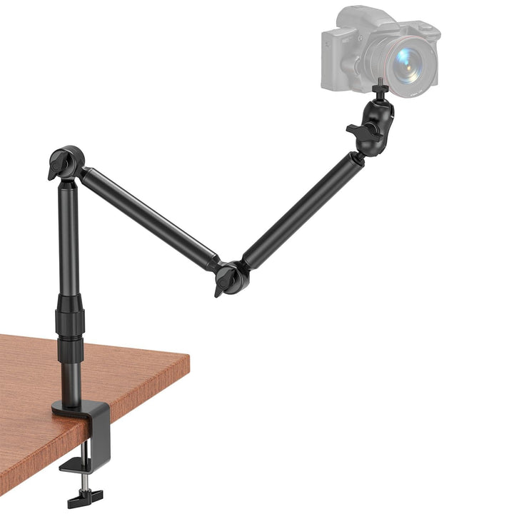 Rodison Webcam Ständer Halterung, 78,4 cm Schreibtisch Kamera Halterung mit 1/4'' Schrauben für DSLR