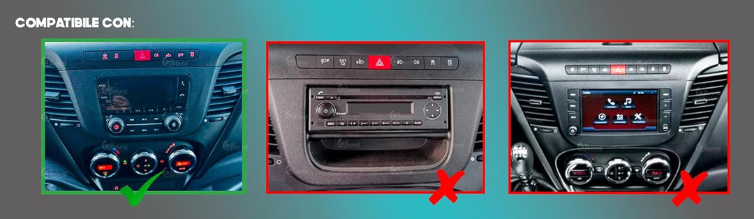 Personalisiertes Autoradio für Iveco Daily Android GPS Bluetooth WiFi USB DAB+ Touchscreen 9" 8core