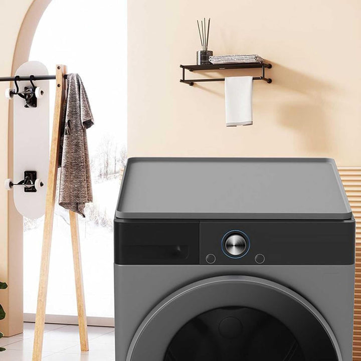 Kleine Kühlschrank-Silikonmatte | kleine Kühlschrank-Tropfschale aus Silikon | auslaufsichere quadra