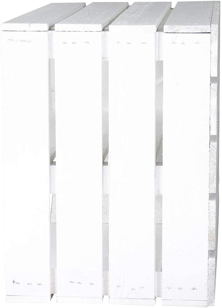 3 weisse Regalkisten, weisse Obstkiste, Massive Holzkiste +++ Masse: 50cm x 40cm x 30cm (LxBxH)