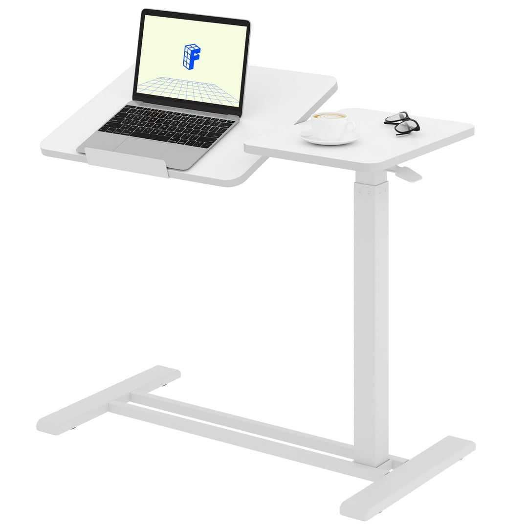 FLEXISPOT Beistelltisch - Flexibler Laptoptisch und Betttisch mit neigbarer Tischplatte, höhenverste