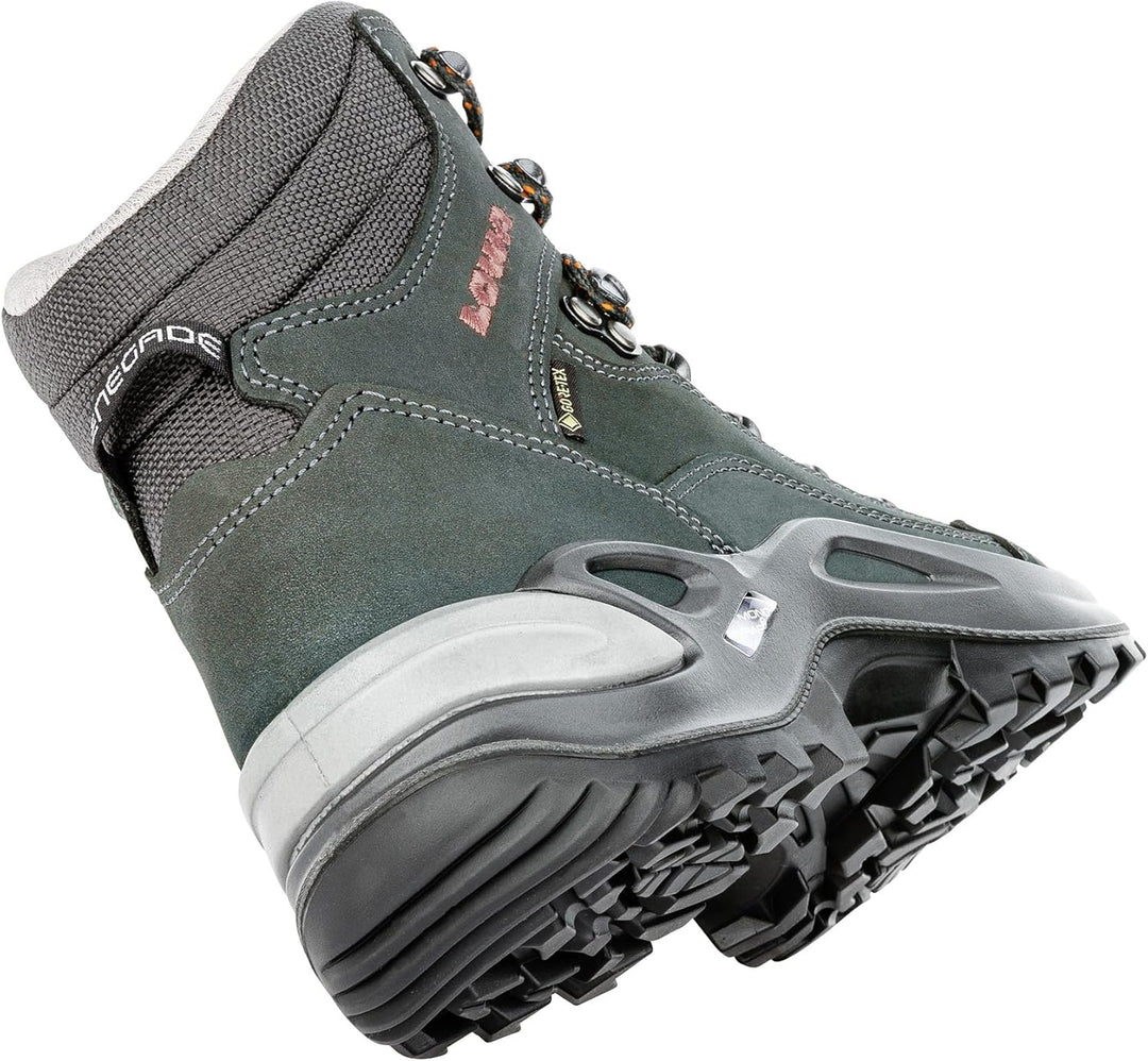 LOWA Renegade GTX MID Unisex Wanderstiefel Outdoor Goretex 36.5 EU Anthrazit Mandarine, 36.5 EU Anth
