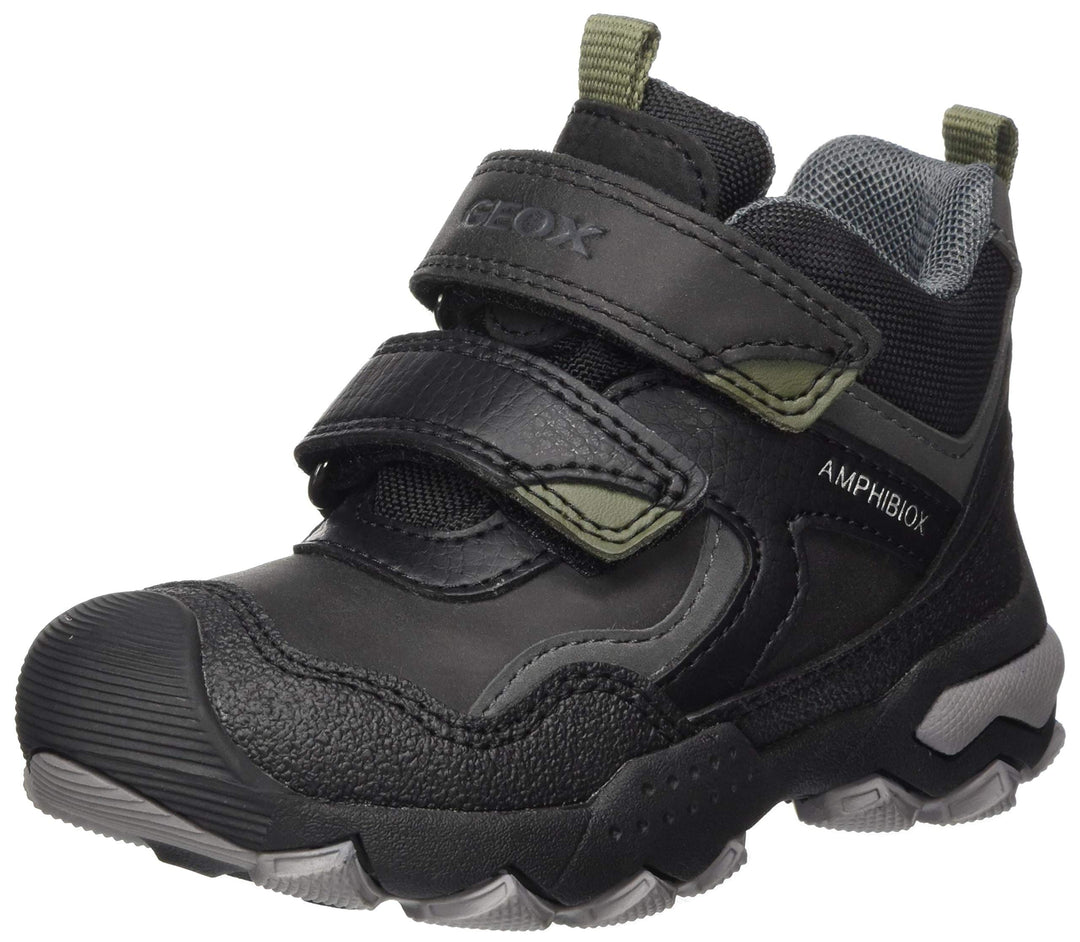 Geox Jungen J Buller Boy B ABX B Rain Shoe, Black Military