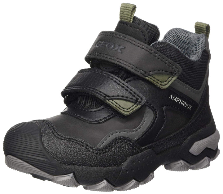 Geox Jungen J Buller Boy B ABX B Rain Shoe, Black Military