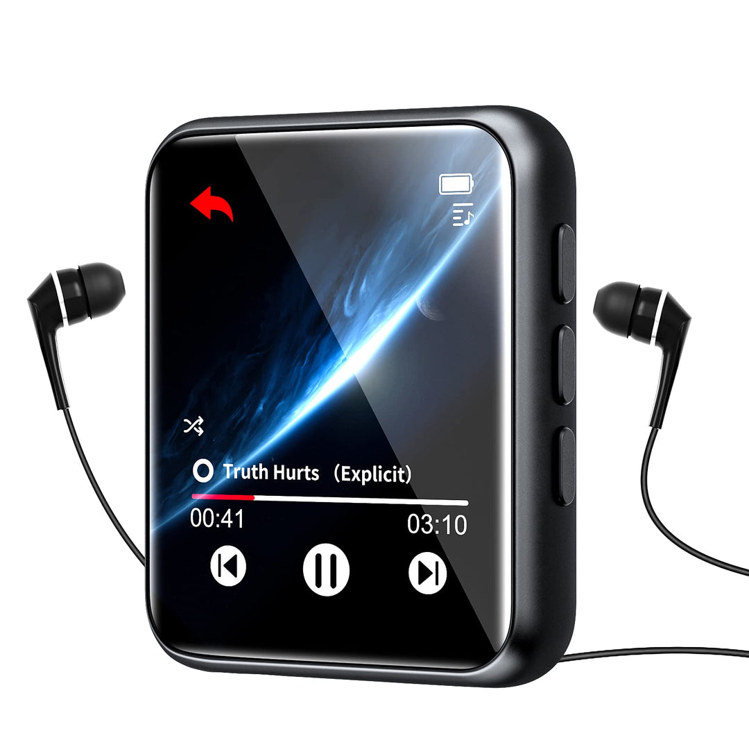 Bluetooth 5.0 MP3 Player, 16GB HiFi Verlustfreier Ton MP3 Musik Player mit Lautsprecher, Voice Recor