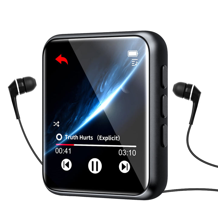 Bluetooth 5.0 MP3 Player, 16GB HiFi Verlustfreier Ton MP3 Musik Player mit Lautsprecher, Voice Recor