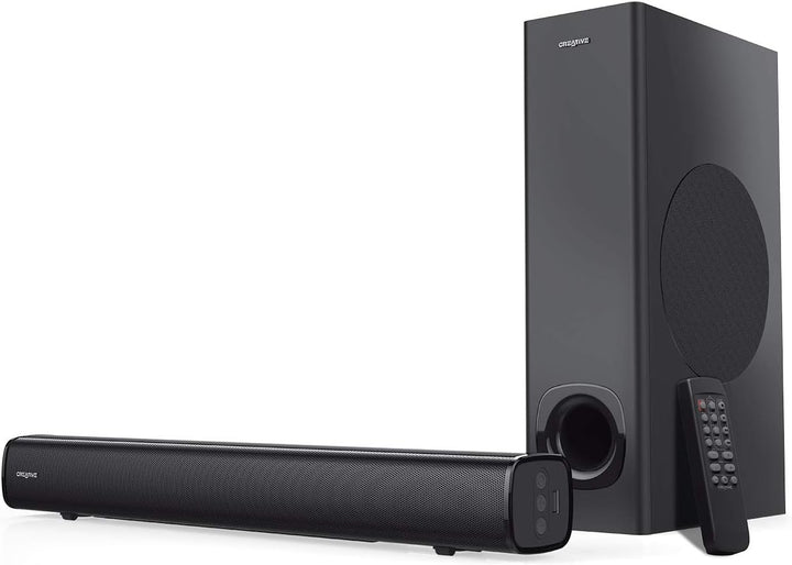CREATIVE Stage 2.1 Kanal Soundbar mit Subwoofer für TV, Computer und Ultrawidebildschirme, Bluetooth