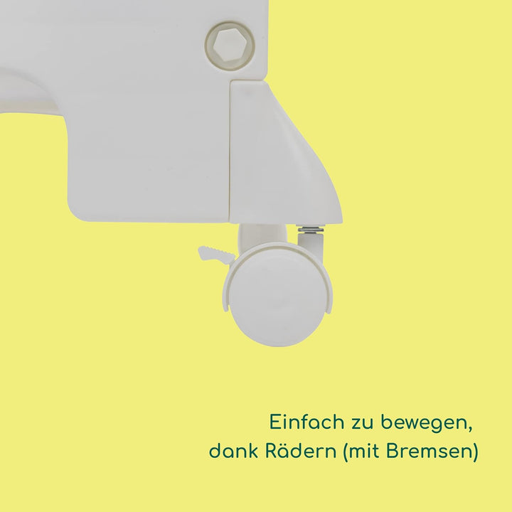 Bebeconfort Dolphy Wickelkommode & Badewanne, mobiler 2-in-1 Wickel- & Badewagen für Babys, mit inte
