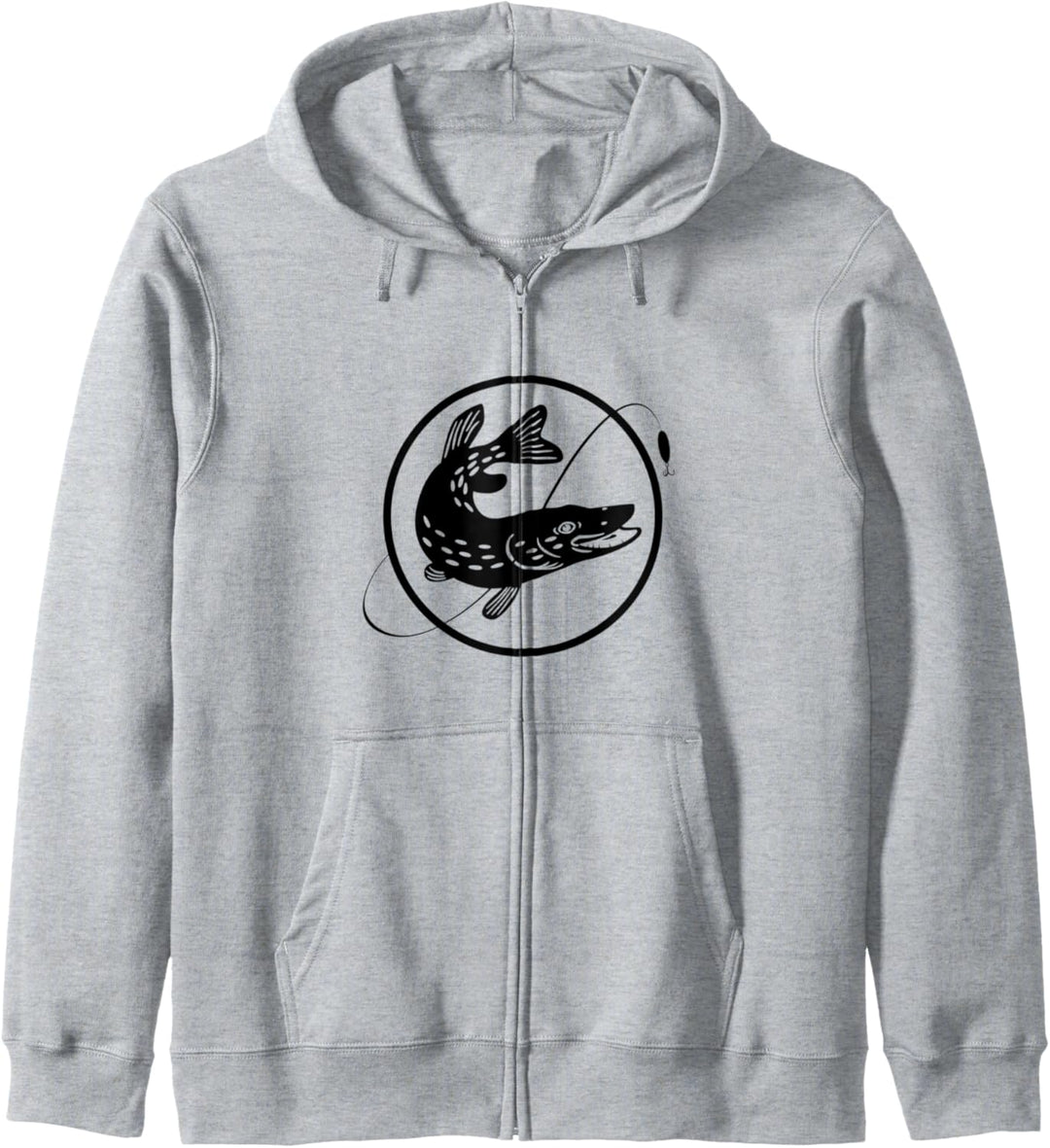 Anglergeschenk, Angler Hoodie, Fischer Hecht T-shirt Angel Kapuzenjacke