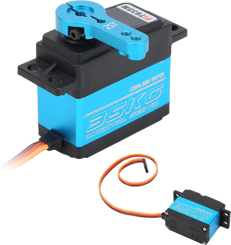 VGEBY RC Digital Servo FI7635M 35KG Metallgetriebe Servo 360 Grad Wasserdichtes High Torque Getriebe