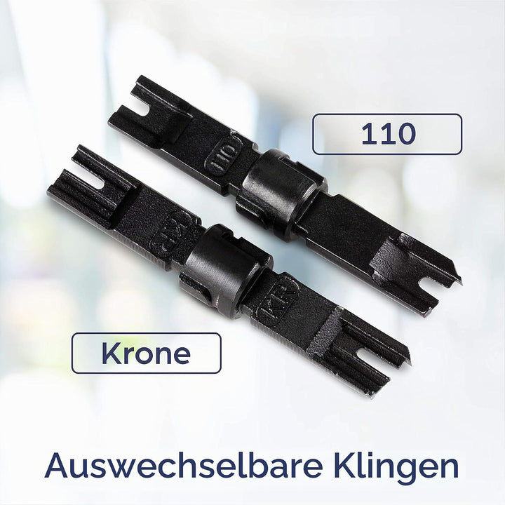TRENDnet TC-PDT Anlegewerkzeug mit 110 und Krone-Messer, Krone-Messer