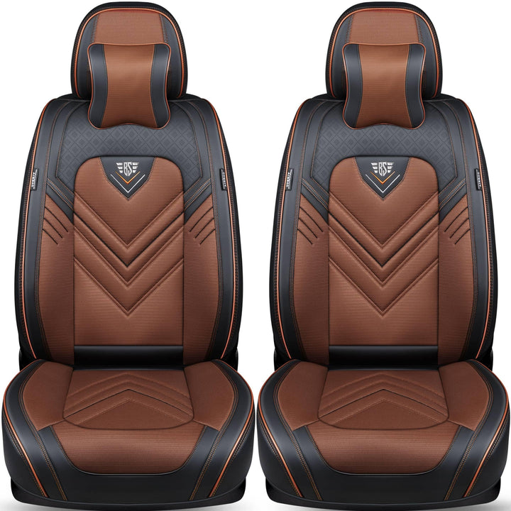 Schonbezüge Sitzbezüge für Mitsubishi Outlander 3 Bj ab 2012 in Schwarz/Braun SL2