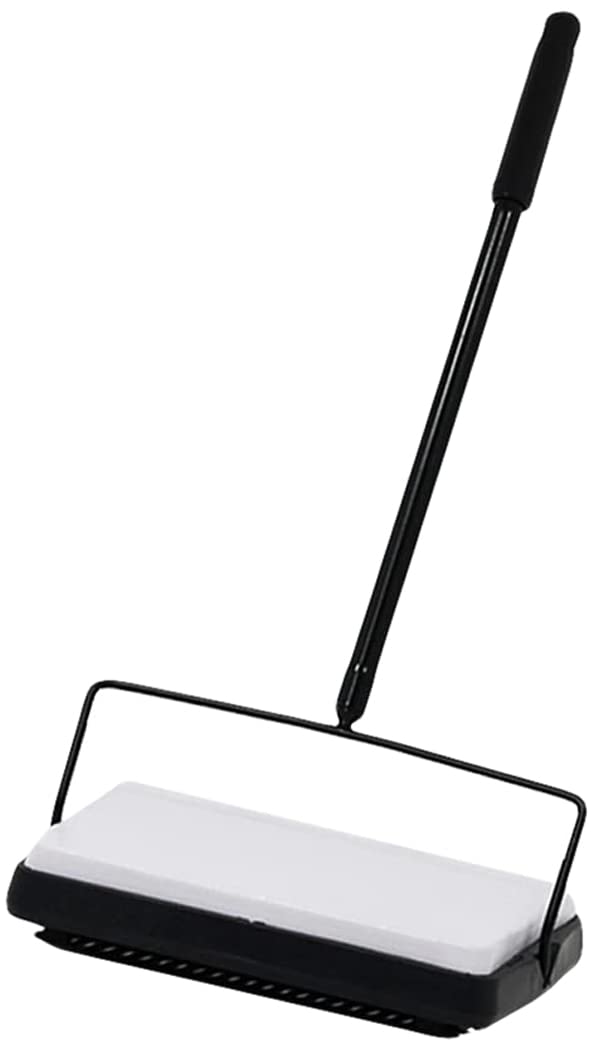 Feiticeira Dust Care Manuelle Bodenkehrmaschine, kompakt, für Wohnwagen, Wohnmobil, Teppichbürste