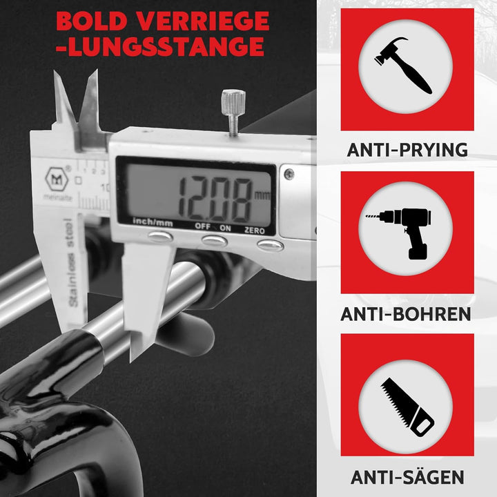 Tevlaphee Lenkradkralle, Lenkradschloss für Auto, Diebstahlsicherung auto, Strapazierfähig, Universe