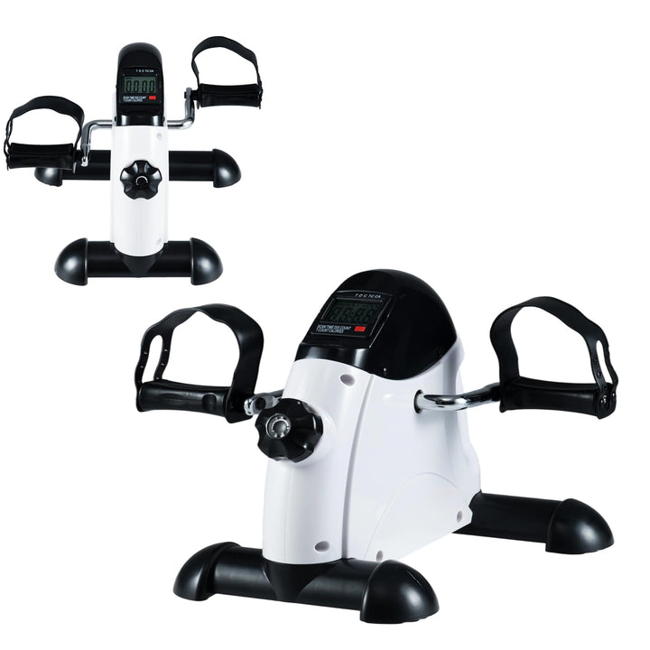 KOMFOTTEU Pedaltrainer für Arm- & Beintraining, Unter-Schreibtisch Fahrrad, Beintrainer Armtrainer m