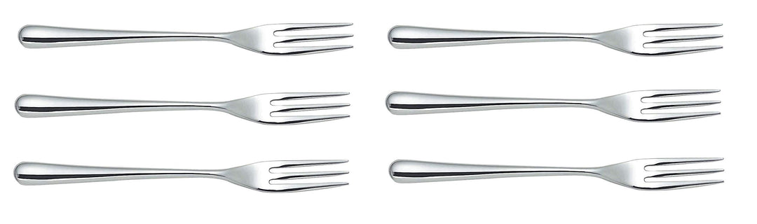 Alessi 6 Stück Dessertgabel CACCIA Tafelbesteck, Tafelbesteck