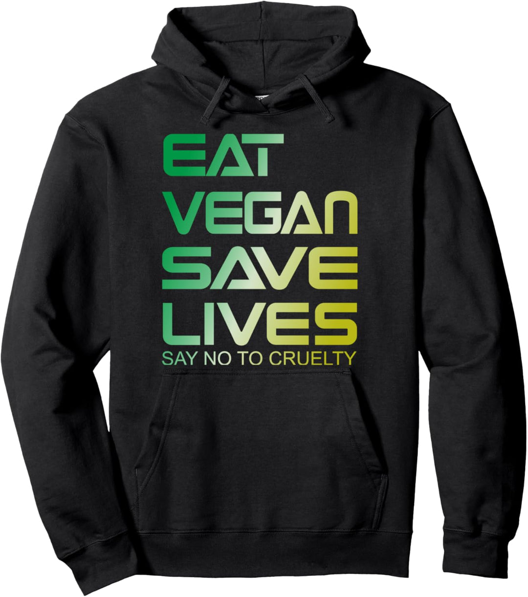ESSE VEGAN, RETTE LEBEN, pflanzliche Ernährung - Veganer Pullover Hoodie