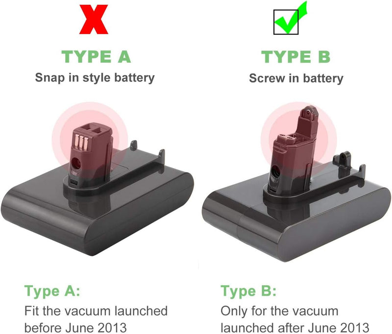 Shentec 22.2V 3.5Ah Li-ion Ersatzakku Für Dyson Typ B Akku 917083-01 DC31 DC35 DC44 Animal DC45 DC31