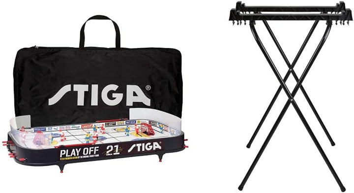 STIGA Eishockey Tischspiel Playoff 21 Hockey Spiel Schweden-Kanada mit Aufbewahrungstasche Bundle mi