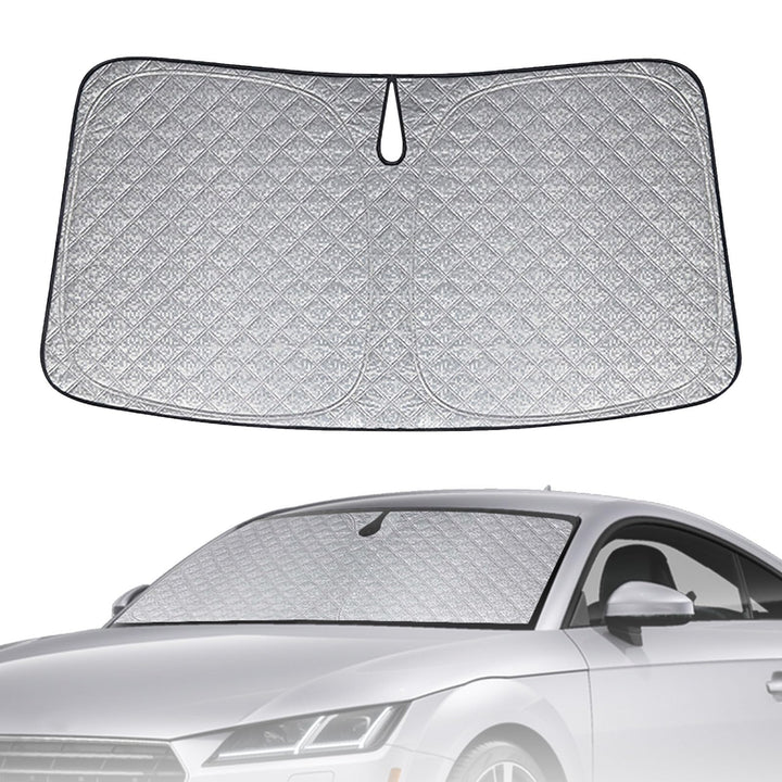 Sonnenschutz Auto Frontscheibe Ersatz für Audi TT 2016-2024, Faltbarer Sonnenschirm Auto UV Schutz R