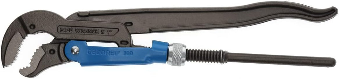 Eckrohrzange Eck-Schwede-snap® Gesamt-L.320mm Spann-W.48mm f.Rohre 1 Zoll GEDORE, 1 Zoll