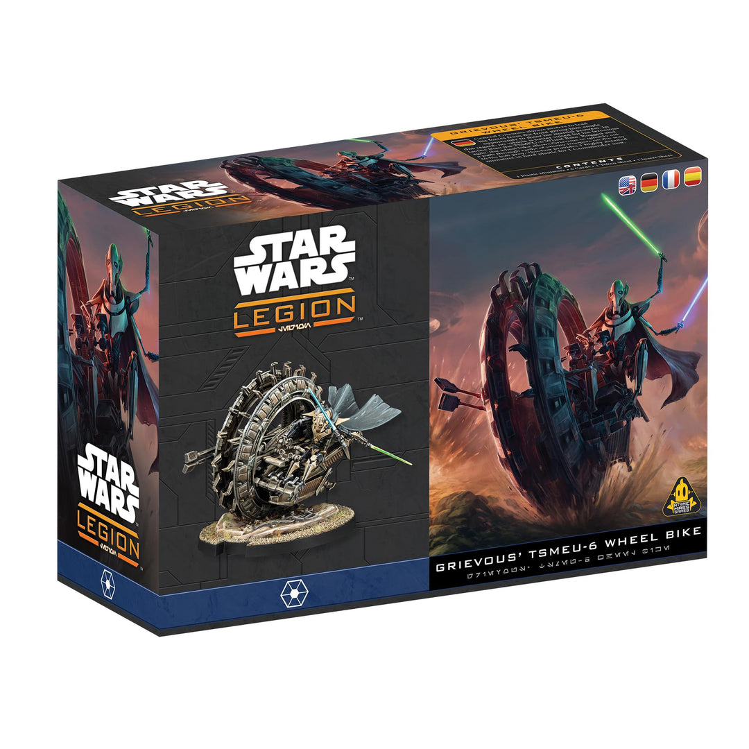Asmodee, Star Wars: Legion – Grievous’ TSMEU-6 Wheel Bike, Erweiterung, Atomic Mass Games, Tabletop,