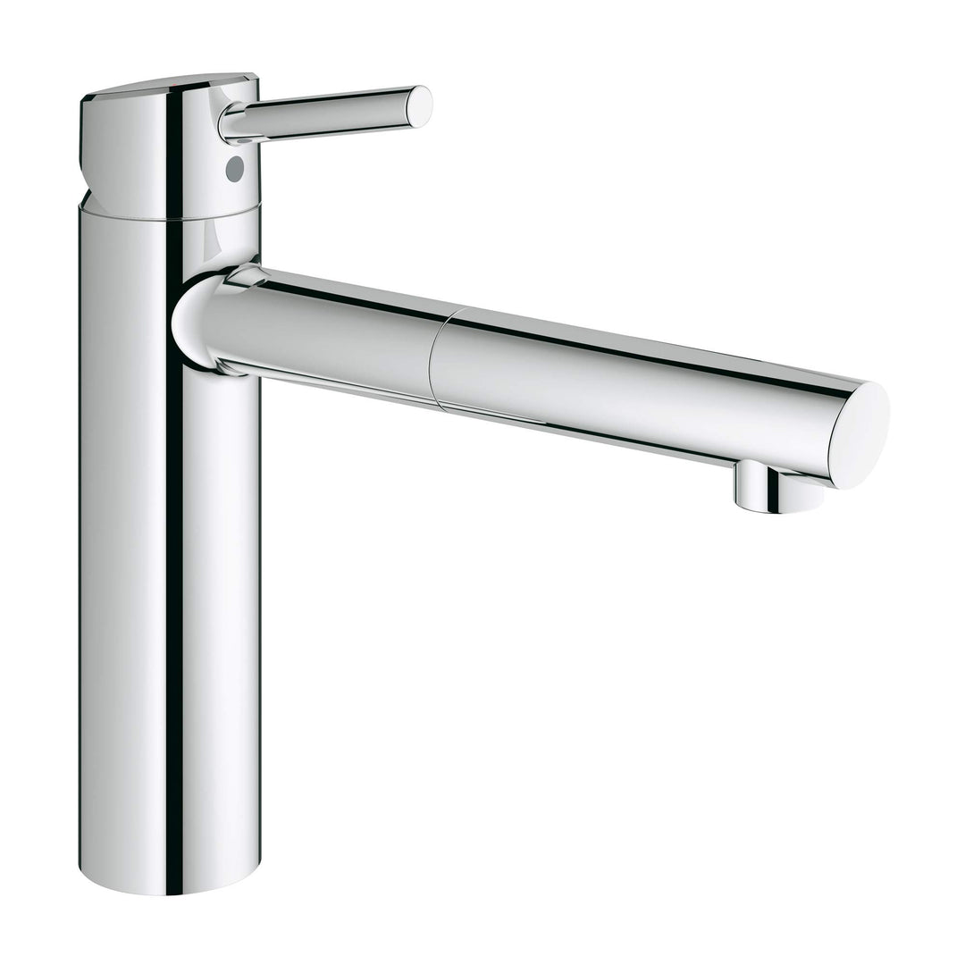 GROHE Concetto Küchenarmaturen - Einhand-Spültischbatterie (DN 15, mittelhoher Auslauf) chrom, 31129