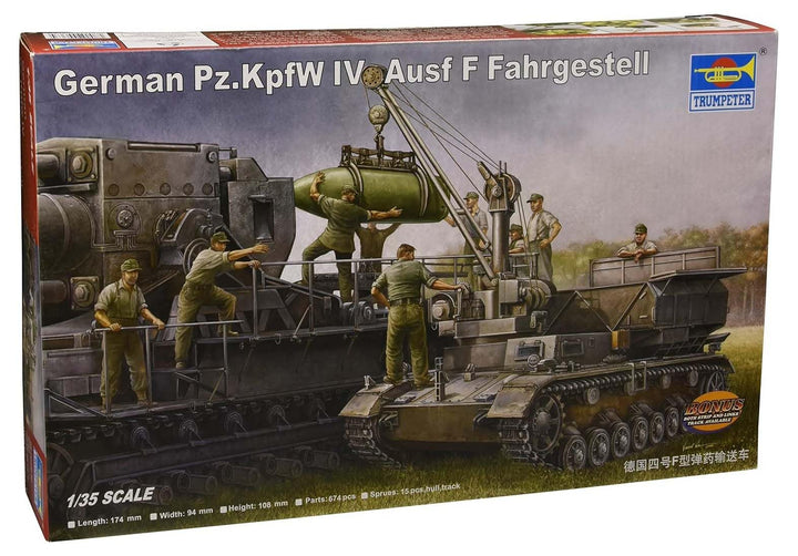 Trumpeter 00363 Modellbausatz German Pz.Kpfw IV Ausf F Fahrgestell