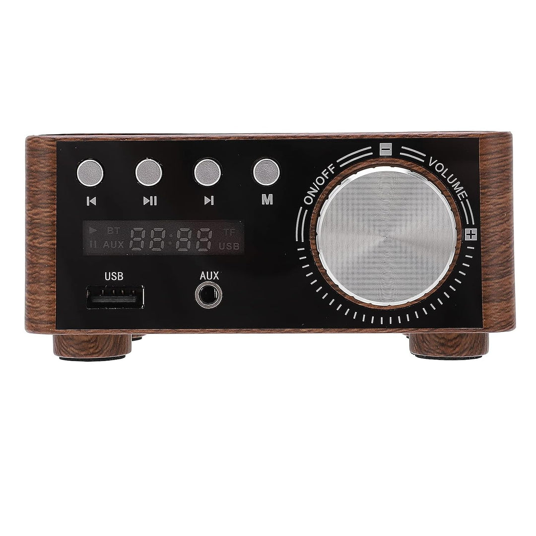 Mini Bluetooth 5.0 Leistungsverstärker DC9V-24V Dual 50W Kanäle 2.0 Stereo HiFi Digital Amp USB Heim