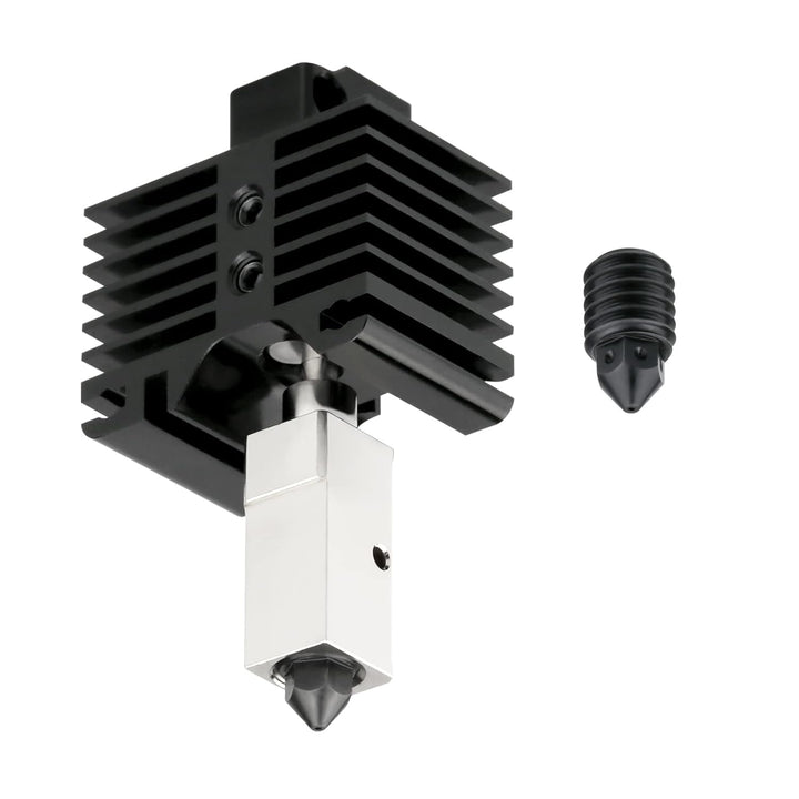 Bis zu 500C Hochtemperatur Upgraded Hotend mit überzogenem Kupfer Heizblock Titan Heatbreak, extra g
