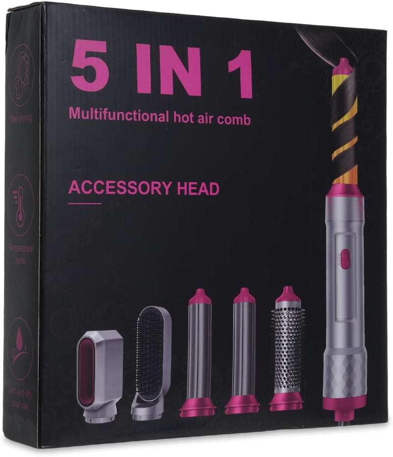 5-in-1-Airstyler, Layhou Grey Red Mixed, Grey Red Mixed