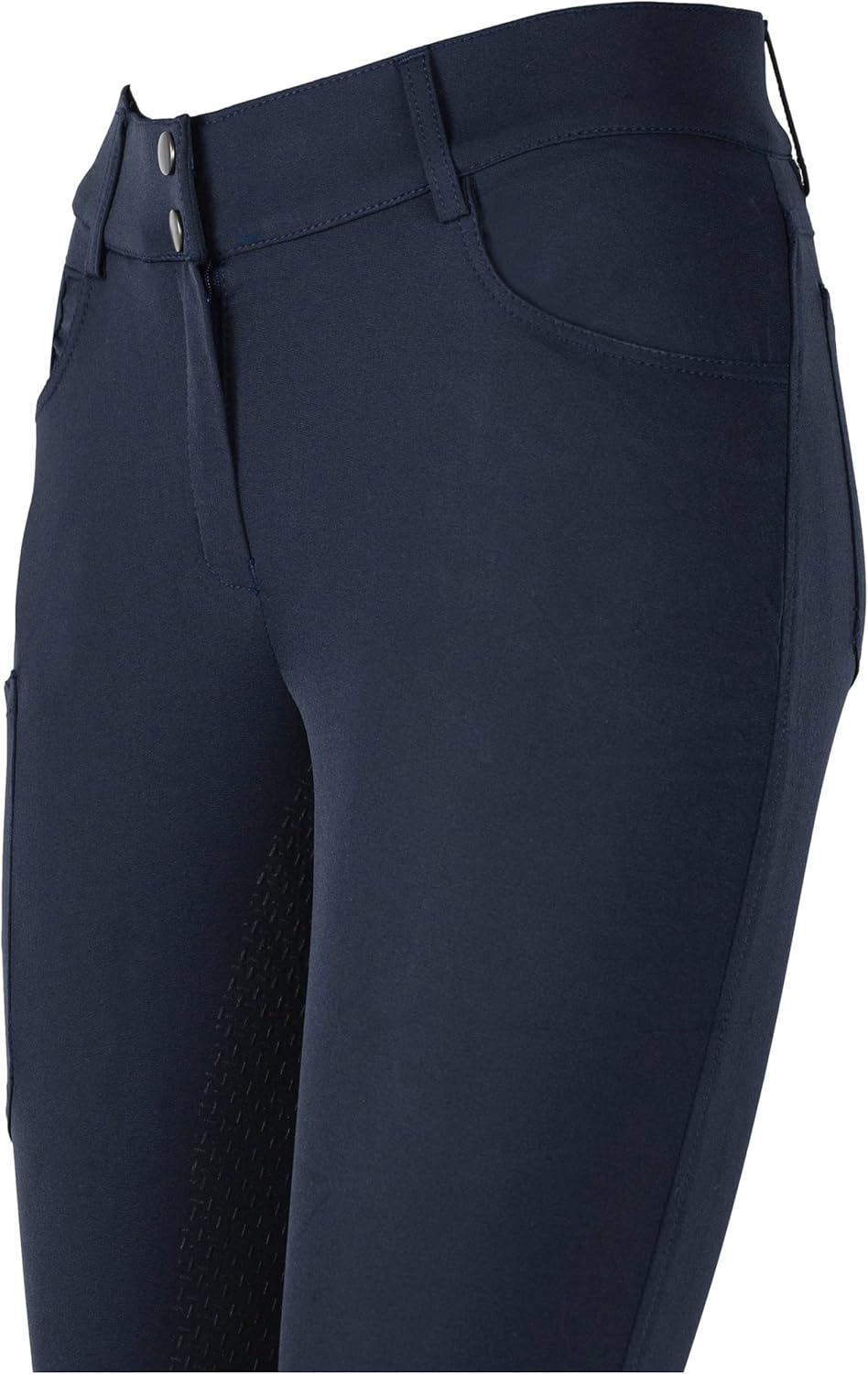 Lazura - Damen Reithose Pia | Vollbesatz aus Silikon | Reiterhose mit seitlicher Handytasche & 4 Ein