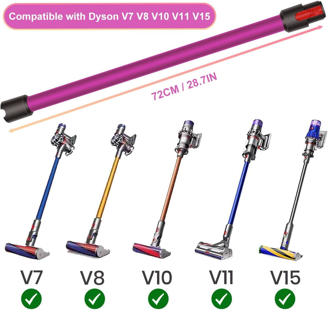 Verlängerungsrohr für Dyson V15 V11 V10 V8 V7 Staubsauger, Rohr für Dyson Ersatz Teleskoprohr Schnel