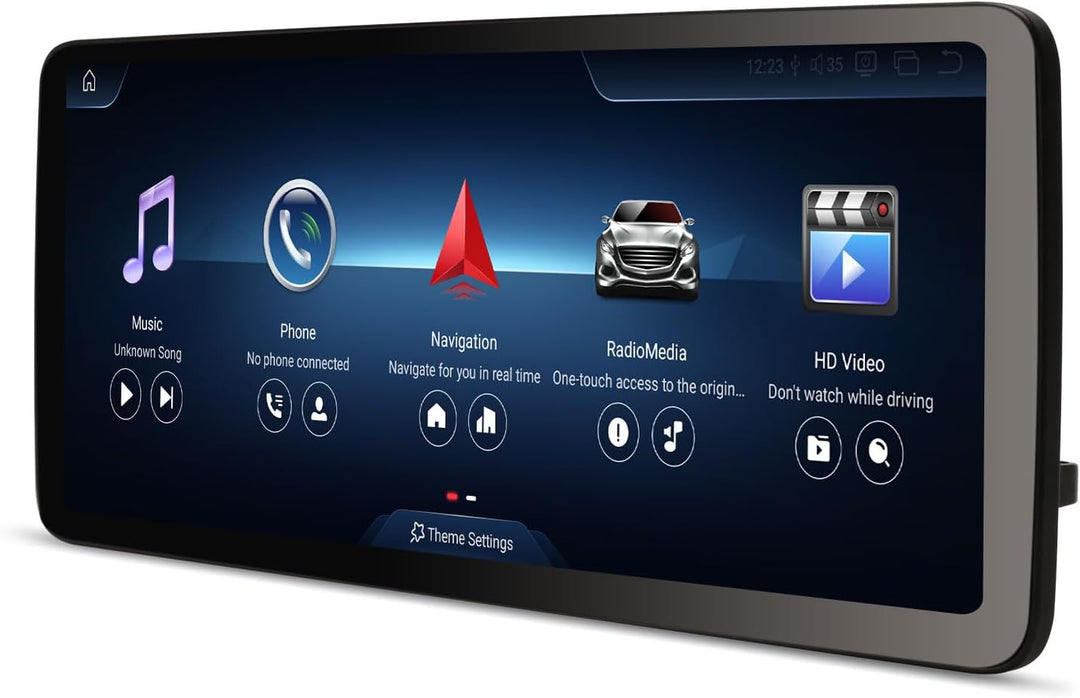 Erisin 12.3" Android 16 Autoradio GPS Navi für Mercedes A Klasse W176 GLA X156 CLA C117 NTG 4.5/4.7,