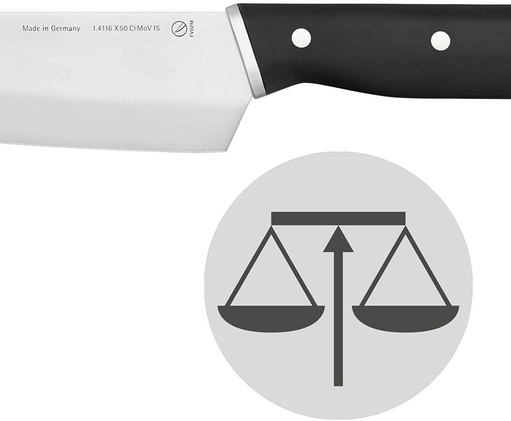 WMF Sequence Chinesisches Kochmesser 31,3 cm, Made in Germany, Küchenmesser, Performance Cut, Kineti