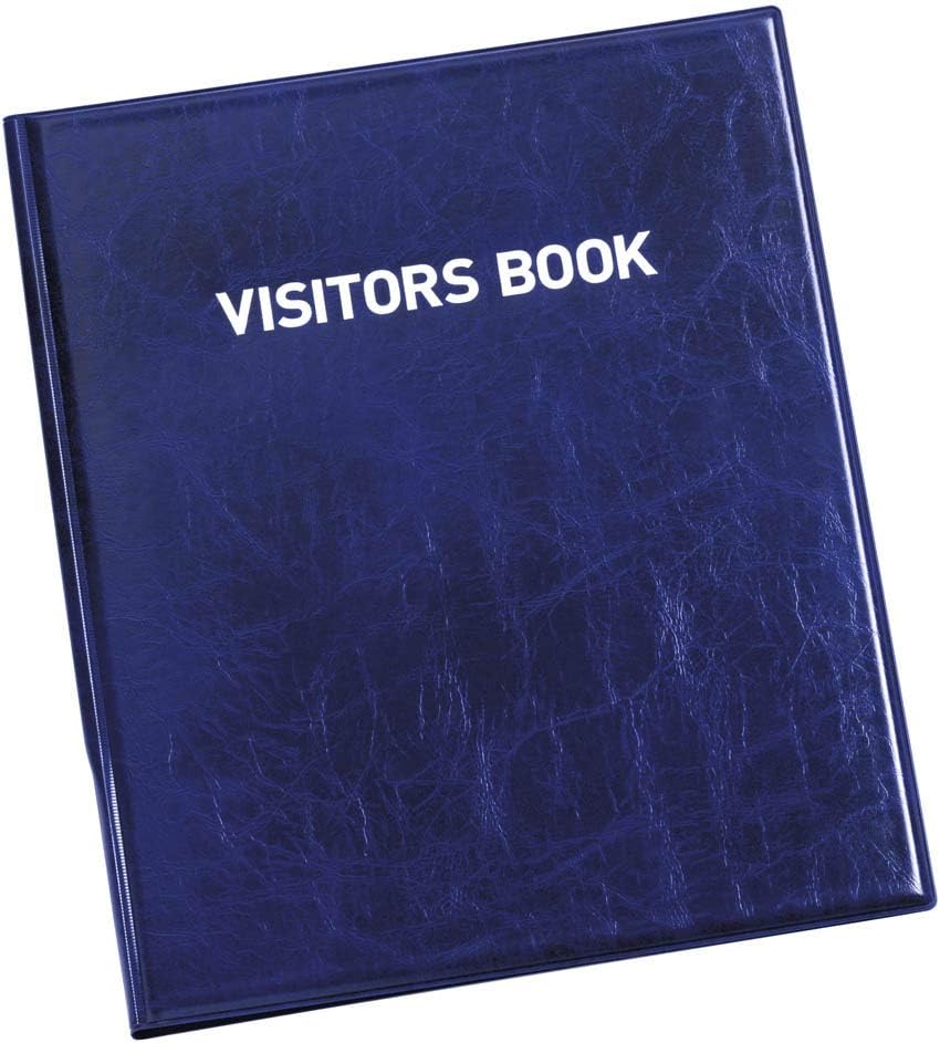 Durable Besucherbuch / Visitors Book 100, englisch, für 100 Namensschilder, 146365, Besucherbuch