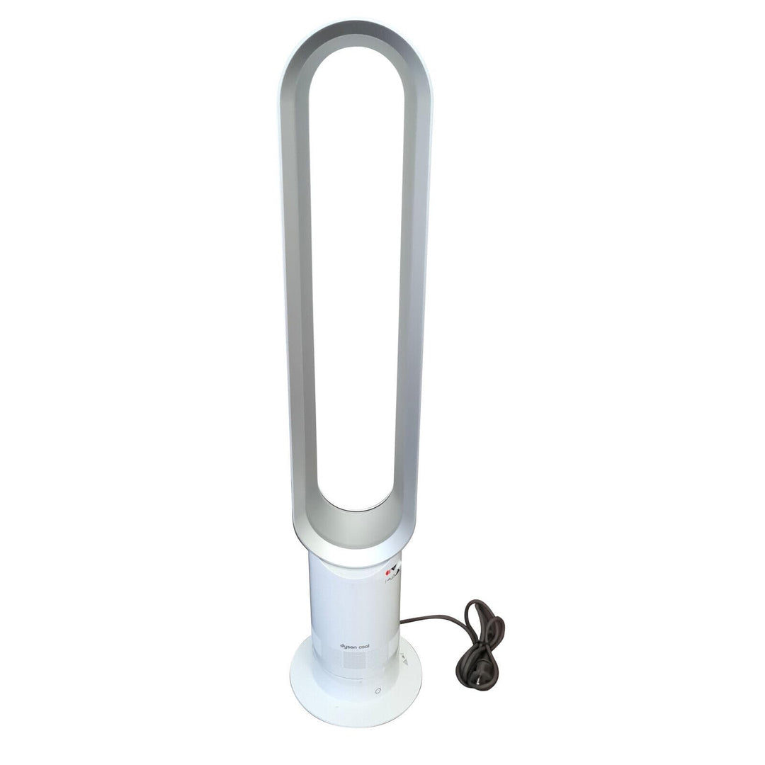 Dyson Cool AM07 Ventilator mit Fernbedienung 100cm, 9h Timer, Turmventilator leise weiss/silber, ENE