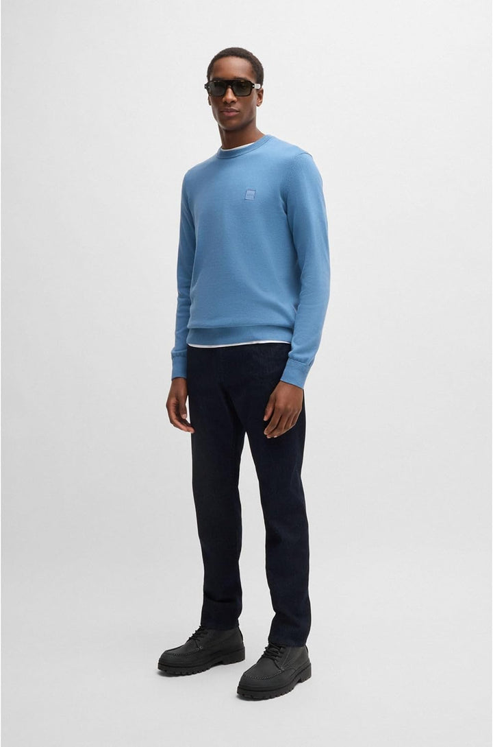 BOSS Herren H-Re.Maine Blaue Maine Regular-Fit Jeans aus bequemem Stretch-Denim 30W / 32L Dark Blue4