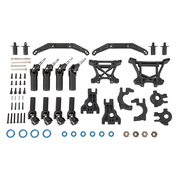 Traxxas Upgrade Getriebe-Set, verstärkt, Schwarz – Hoss/Slash/Rustler 4X4 TRX9080