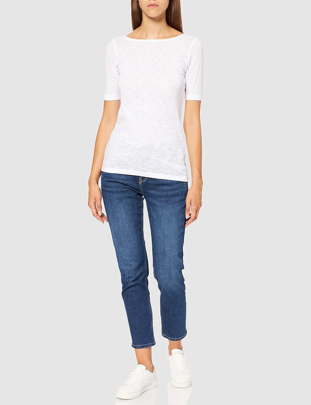Marc O'Polo Damen 51399 T Shirt S Weiss, S Weiss