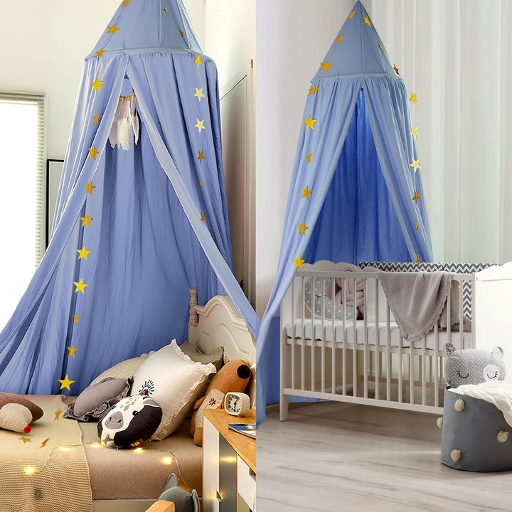 Baby Baldachin, Betthimmel Kinder, Ceekii Babys Bett Kinderzimmer Bettvorhang Baumwolle Deko Moskito